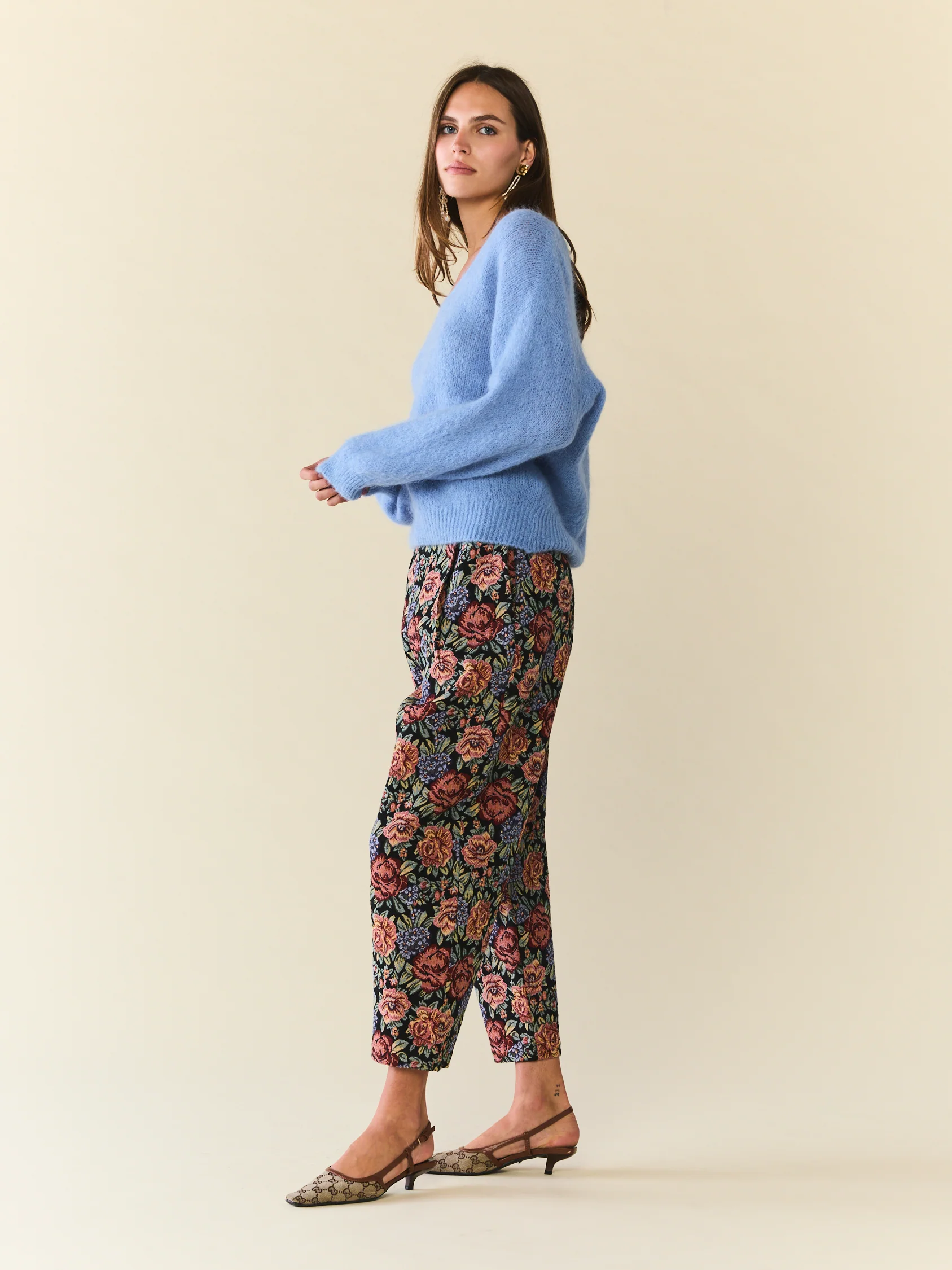American Dreams Blue Pullover Sweater - Image 3