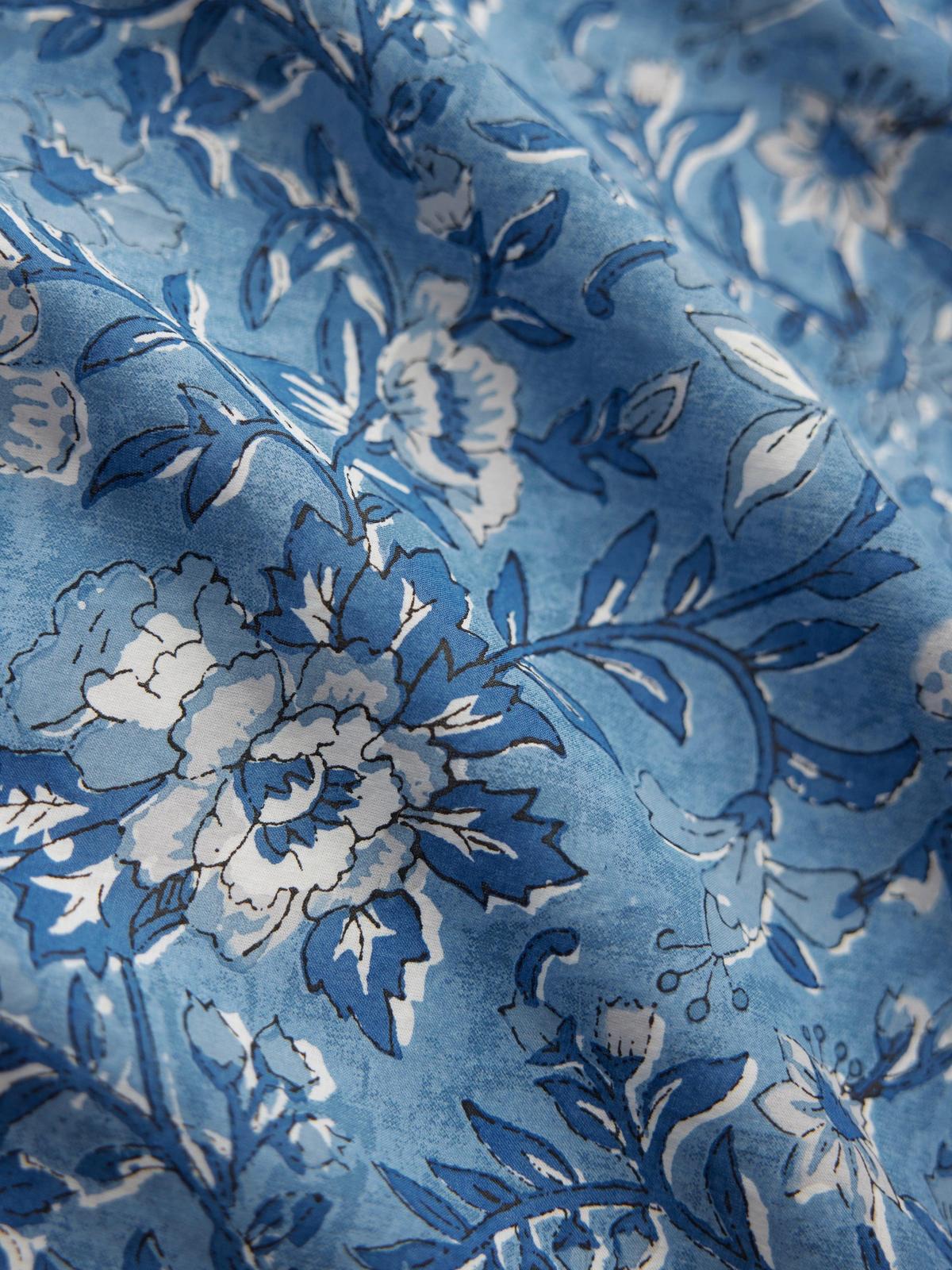 Gavin Fringe Mini Dress - Ultramarine Floral - Image 5
