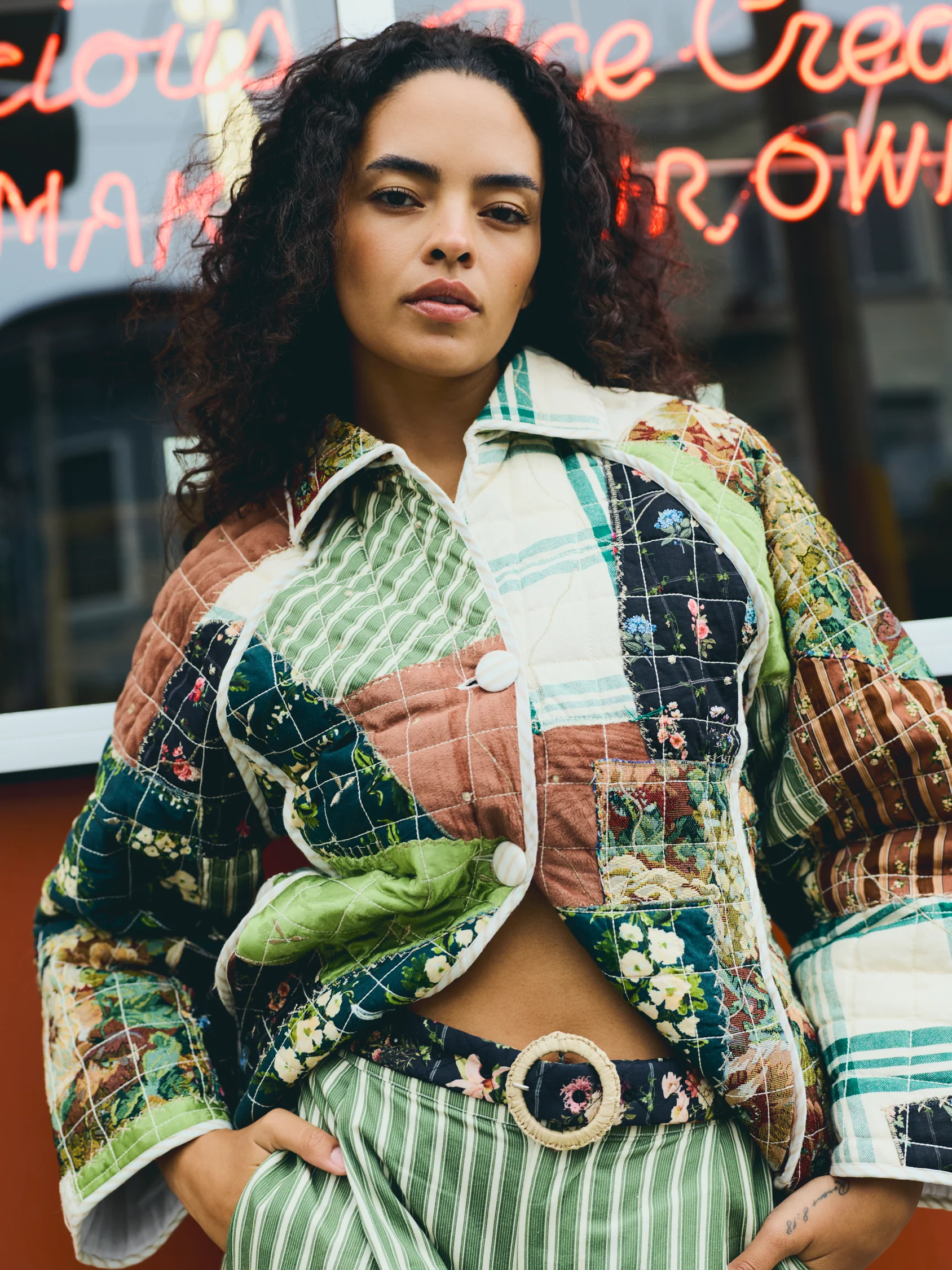 Quilted Scrap Jacket - Image 6