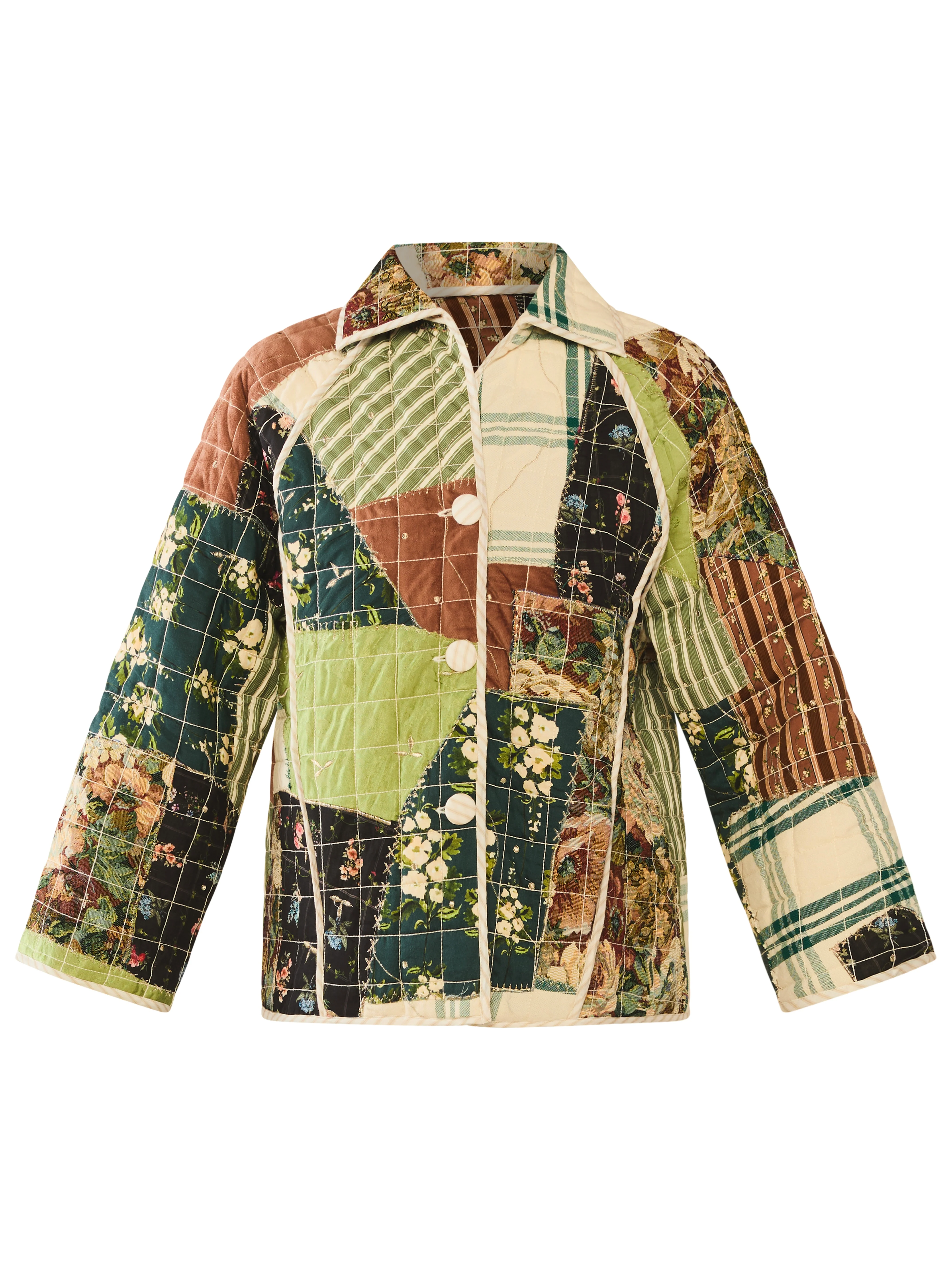Quilted Scrap Jacket - Image 8