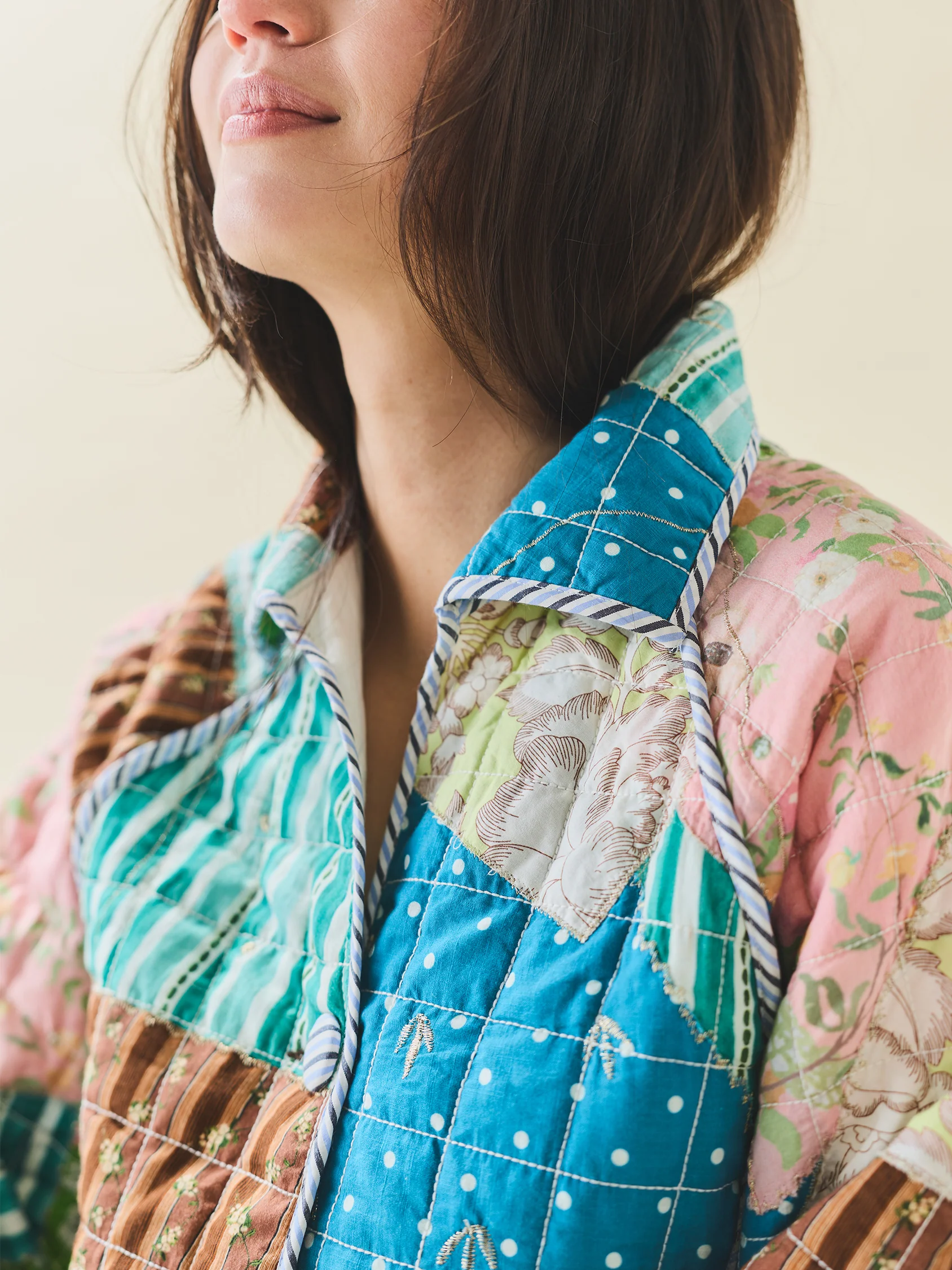 Quilted Scrap Jacket - Image 5