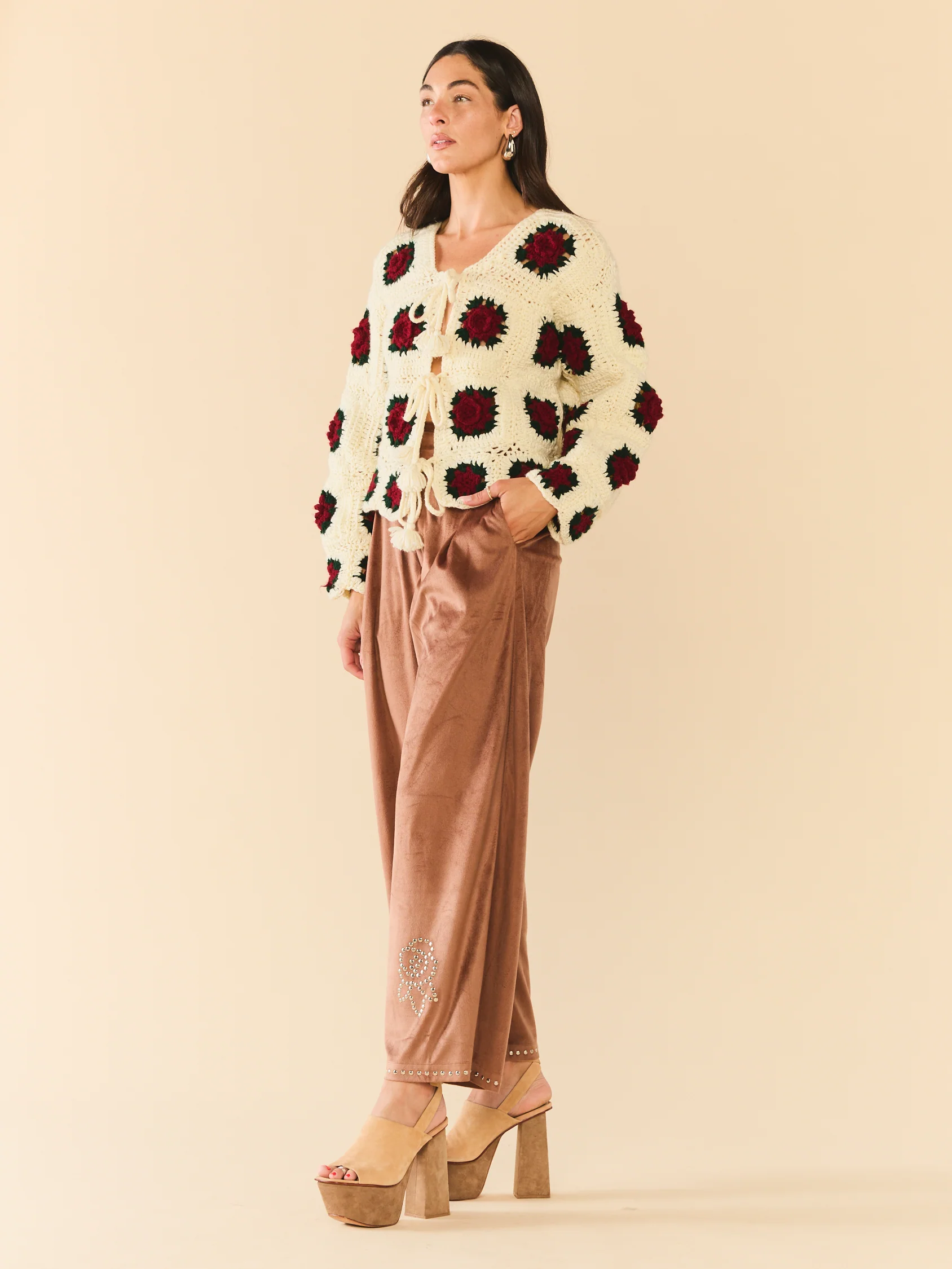 Round Top Sweater Jacket - Image 3