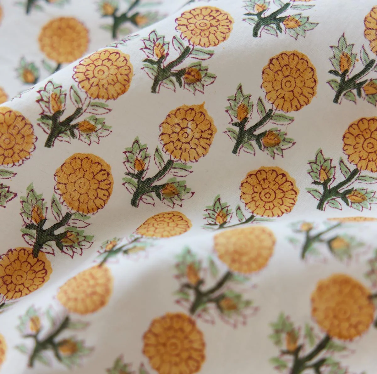 Sydney Puff Sleeve Mini Nightgown - Ochre/Dahlia Floral print - Image 6
